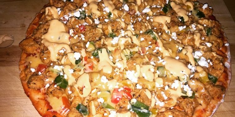 Chicken Tikka Pizza In Electric Pan