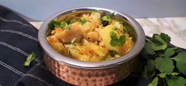 Braised Cabbage With Potatoes