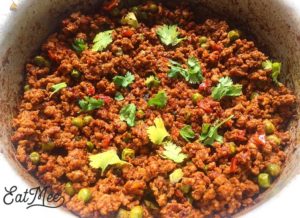 Mince Curry With Peas