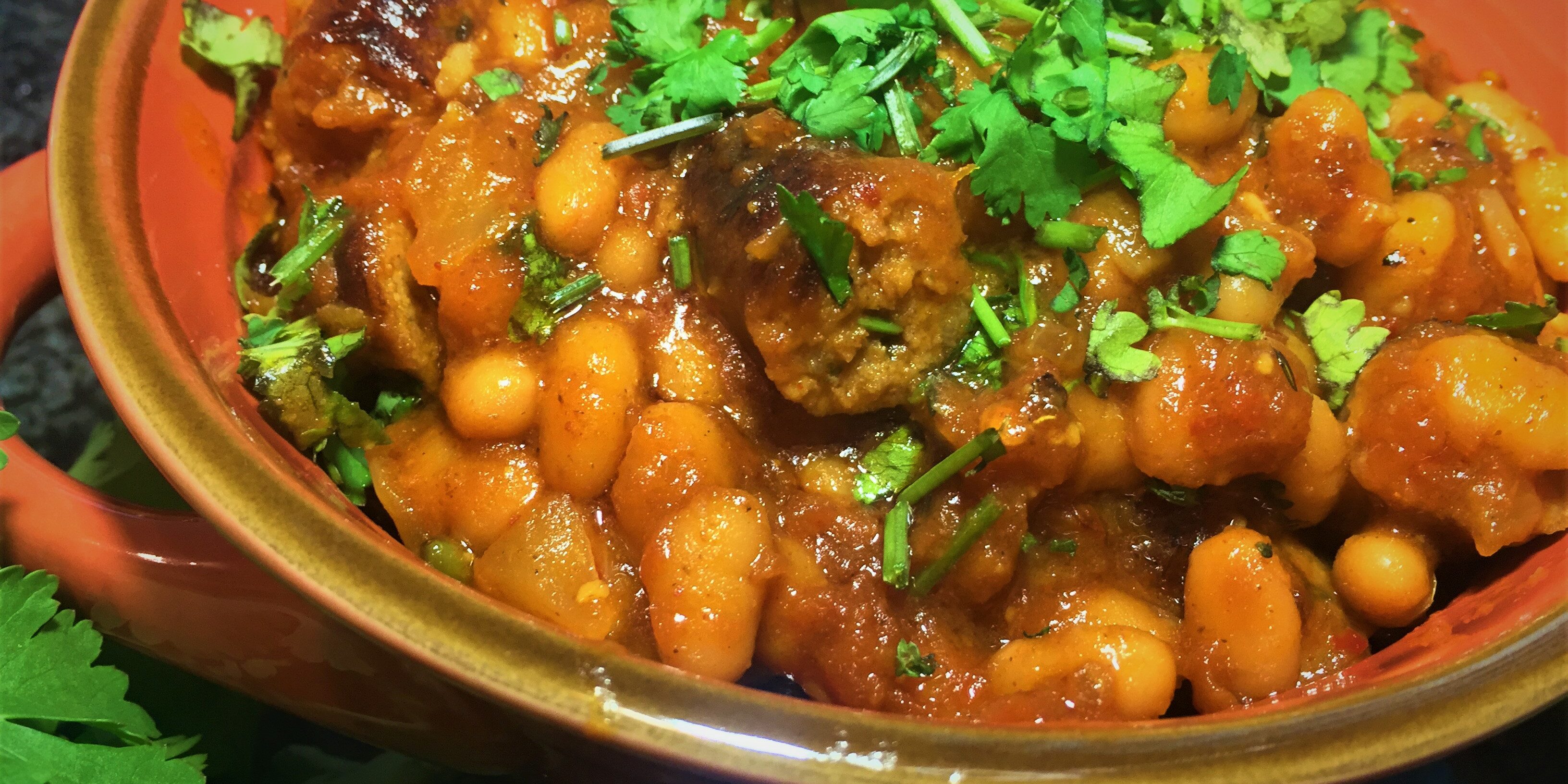 Sausage With Baked Beans Curry Sausage With Baked Beans Curry