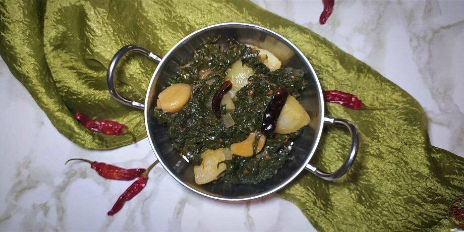 Braised Herbs With Potatoes