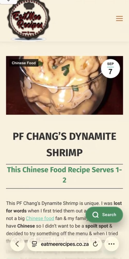 Copycat PF Chang's Dynamite Shrimp