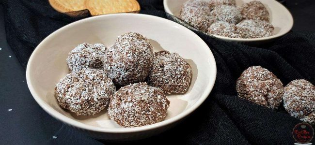 Marie Biscuit Chocolate Balls