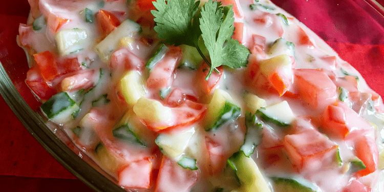 Tomato Cucumber Raita Tomato Cucumber Raita
