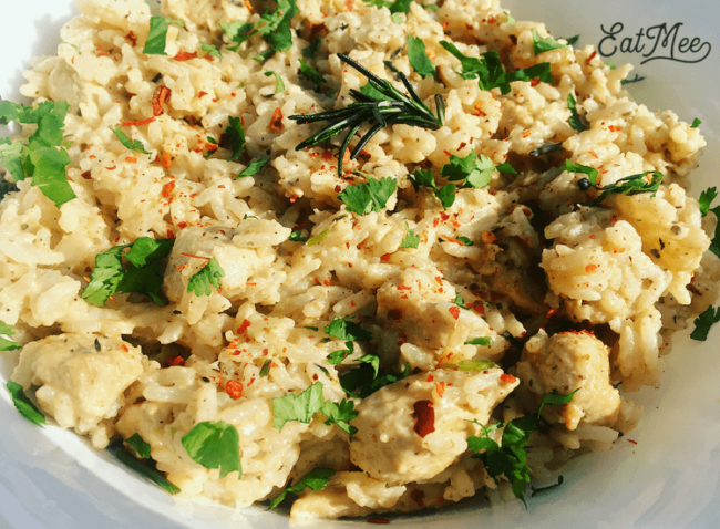 Garlic Lemon Chicken Rice Casserole Garlic Lemon Chicken Rice Casserole