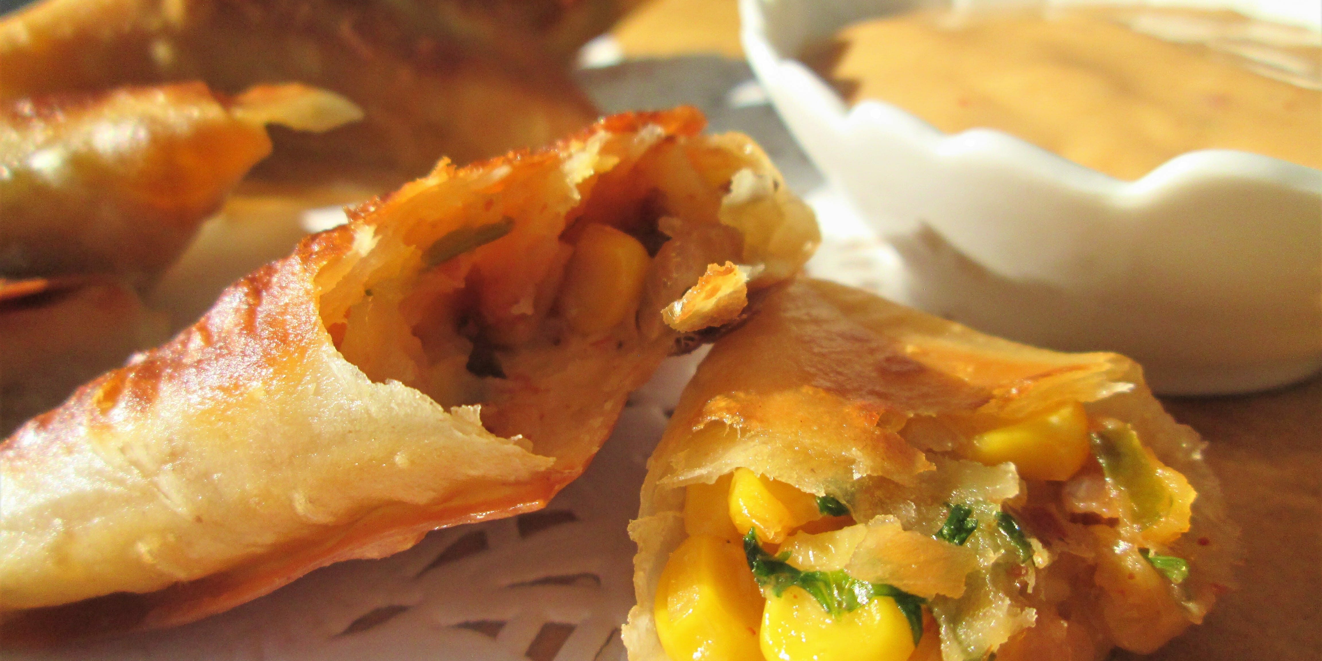 Sweetcorn & Cheese Samoosa