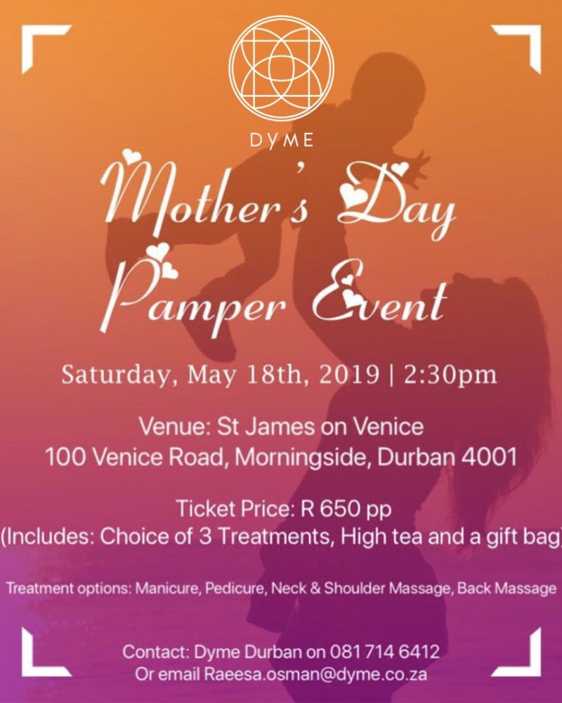 DYME Mother's Day Spa
