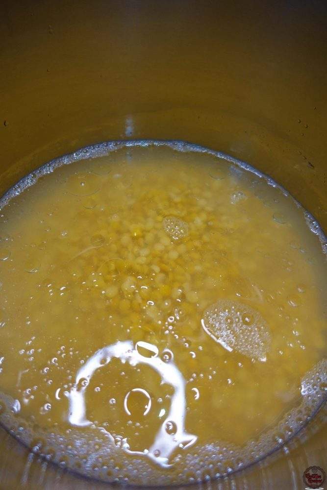 Instant Pot Yellow Split Pea Dhall