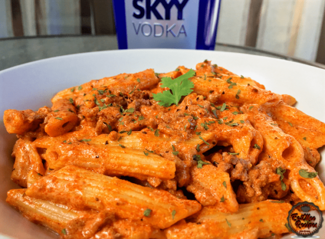 Vodka Mince Pasta