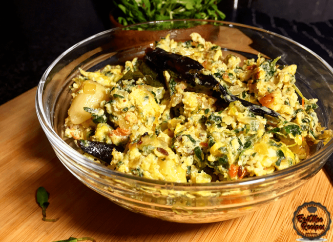 Methi And Eggs