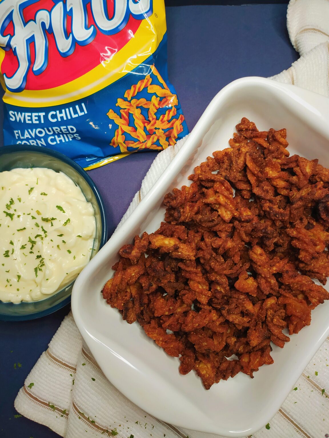 Fritos Style Sweet Chilli Pasta Chips - South African Food | EatMee Recipes