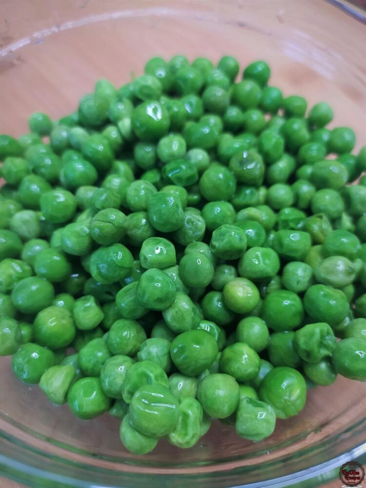 Air Fried Spicy Green Peas