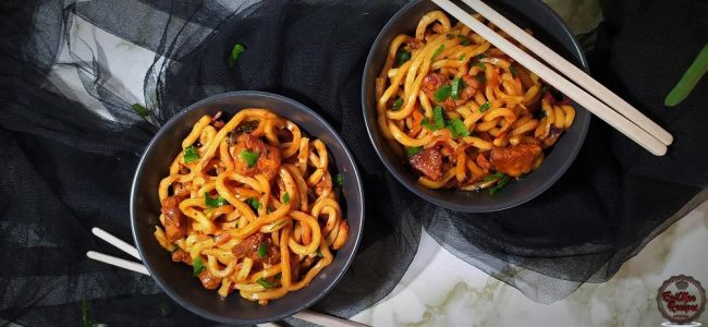 Chicken Udon Noodles