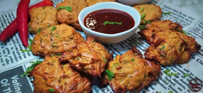 Air Fryer Potato And Onion Pakoras
