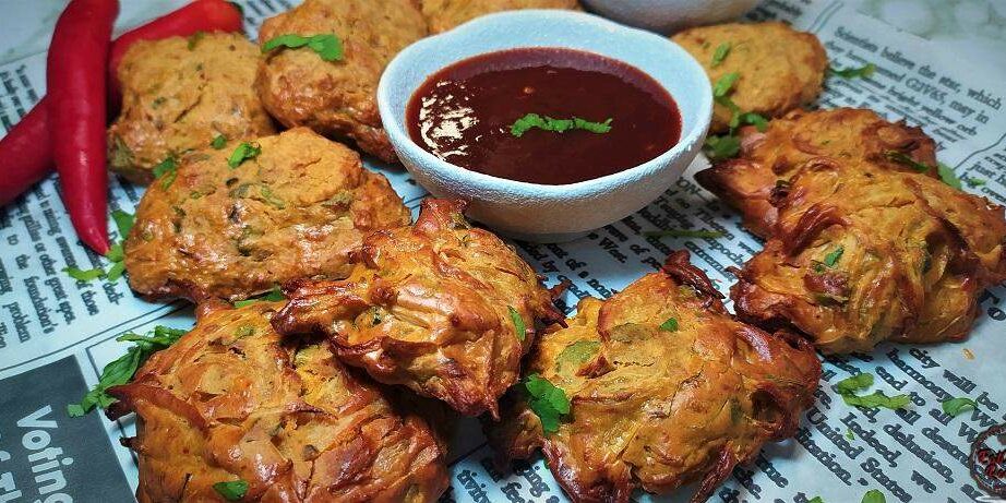 Air Fryer Potato And Onion Pakoras