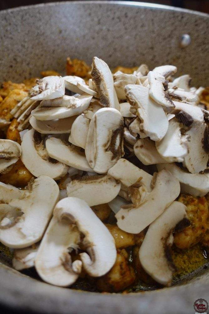Chicken Mushroom Alfredo