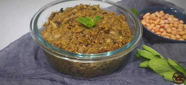 Braised Pudina Chutney Braised Pudina Chutney