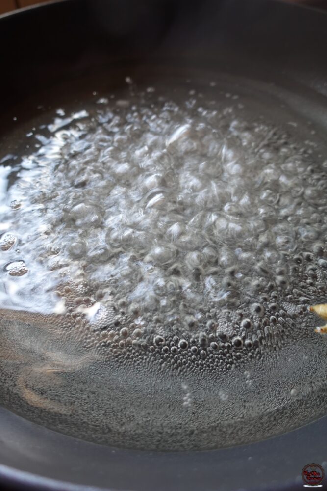 Once the sugar has dissolved, bring the mixture to a boil.