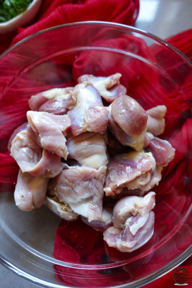 Chicken Neck and Giblets Curry