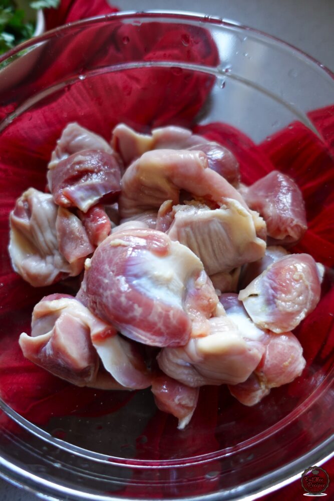 Chicken Neck and Giblets Curry