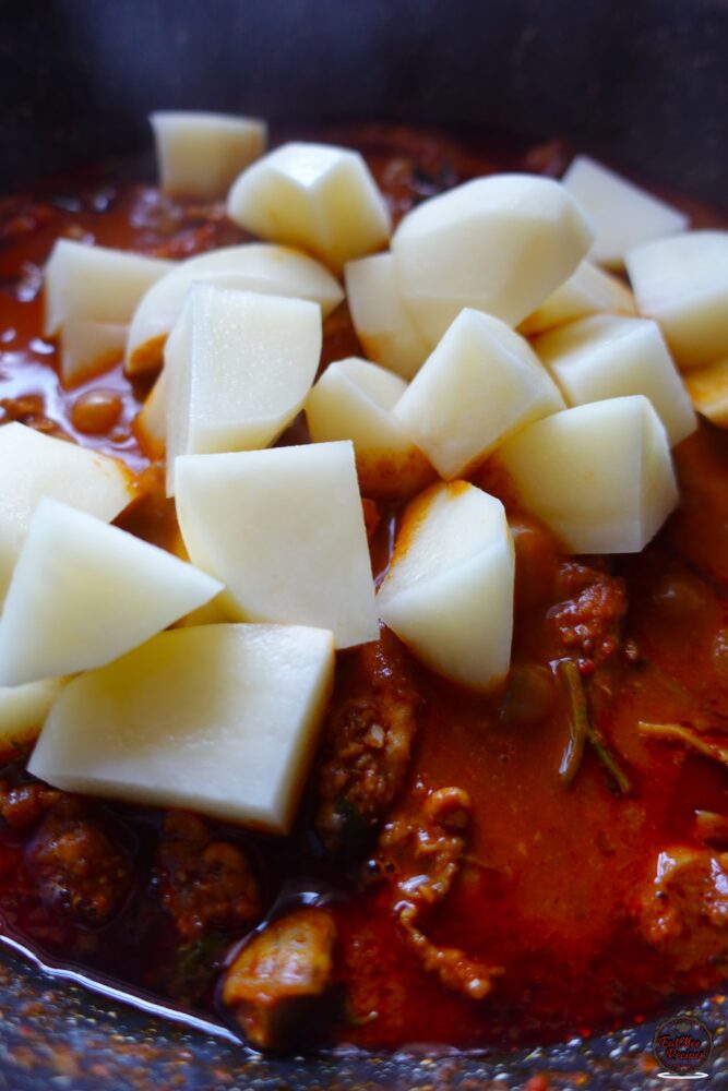 Chicken Neck and Giblets Curry