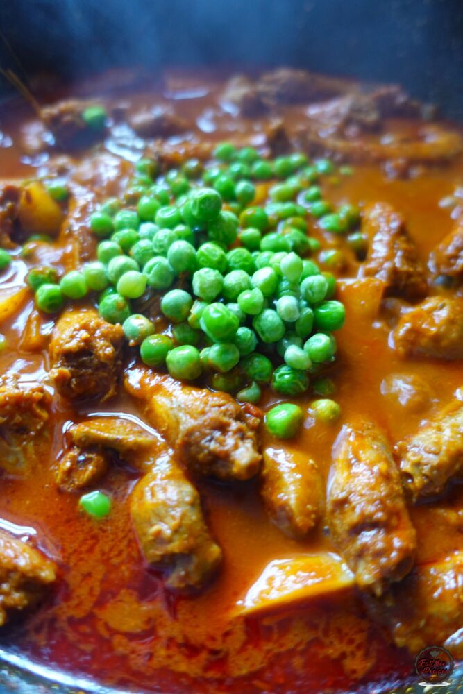 Chicken Neck and Giblets Curry