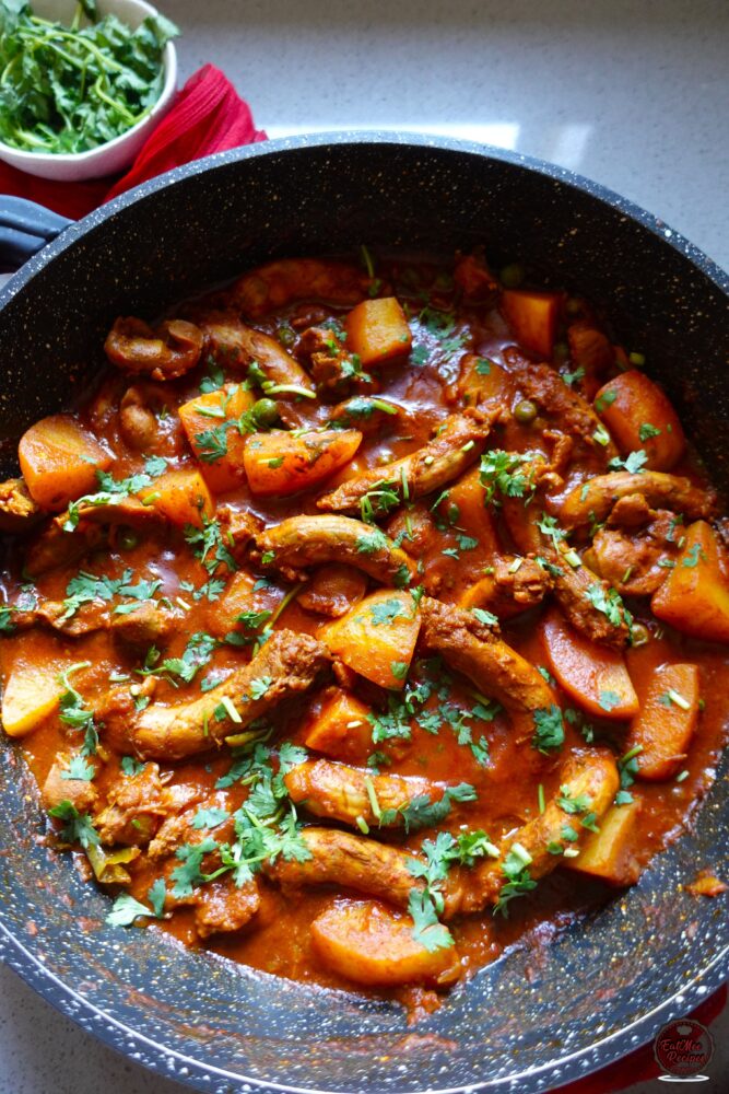 Chicken Neck and Giblets Curry