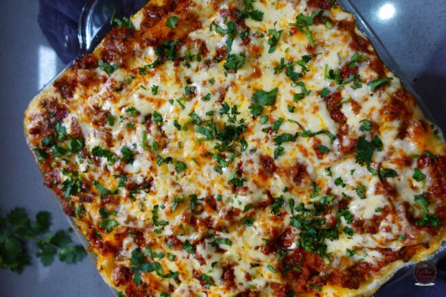 Spicy Mince Lasagna