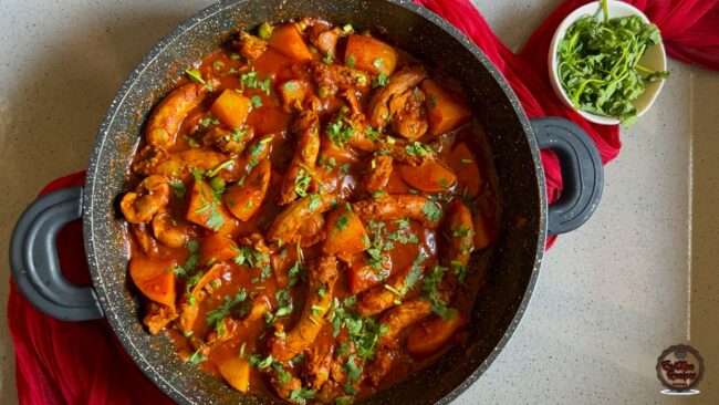 Chicken Neck and Giblets Curry