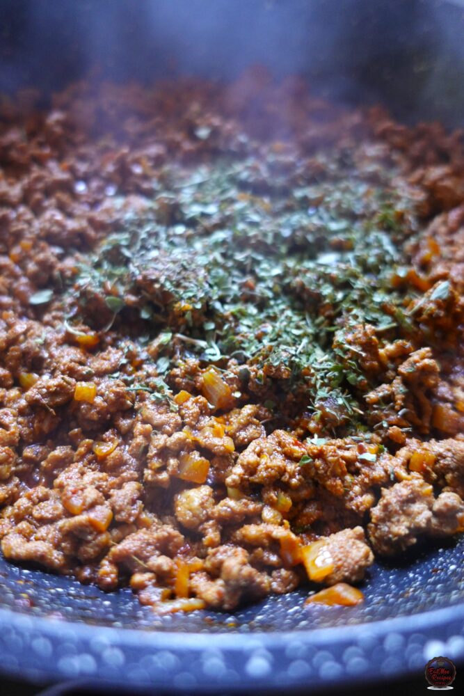 Spicy Mince Spaghetti