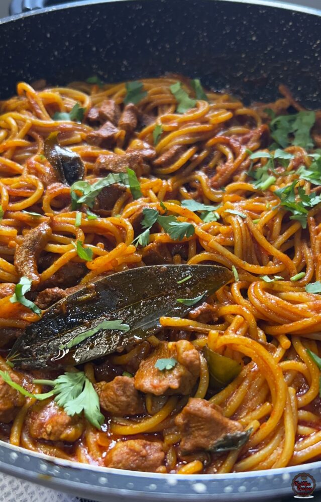 Mum's Curried Lamb Spaghetti Mum's Curried Lamb Spaghetti