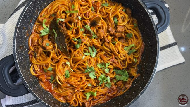 Mum’s Curried Lamb Spaghetti Mum's Curried Lamb Spaghetti
