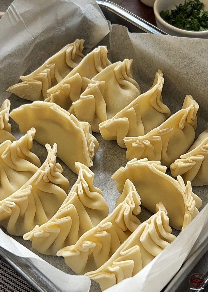 Chicken Dumplings (Gyoza) - Easy Homemade Recipe with Crispy Bottoms Chicken Dumplings (Gyoza) - Easy Homemade Recipe with Crispy Bottoms