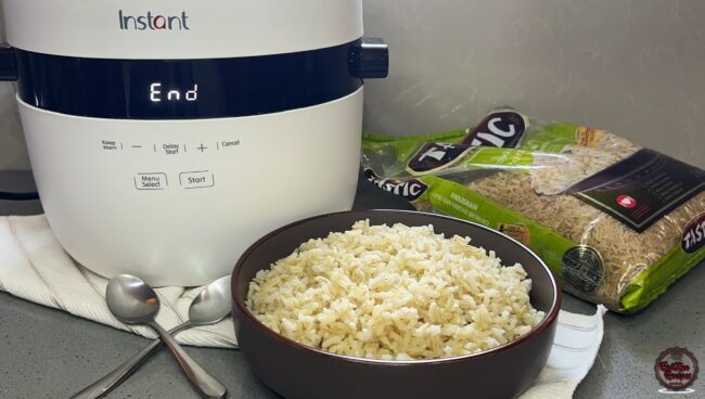Brown Rice in the Instant Pot Rice Cooker