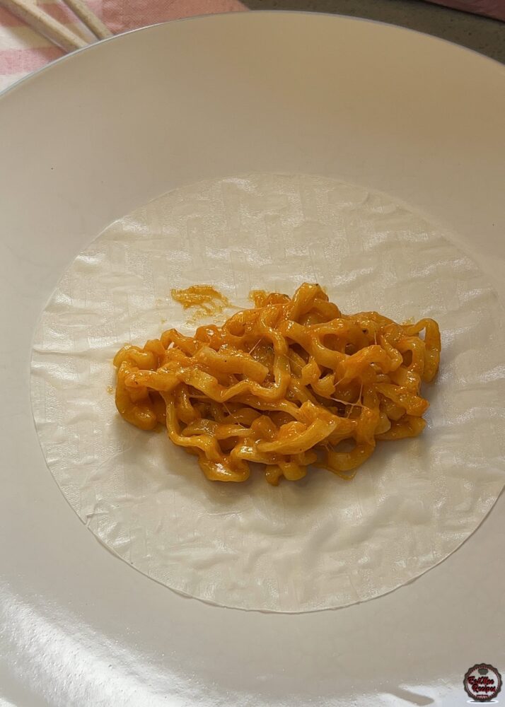 Crispy Buldak Carbonara Rolls