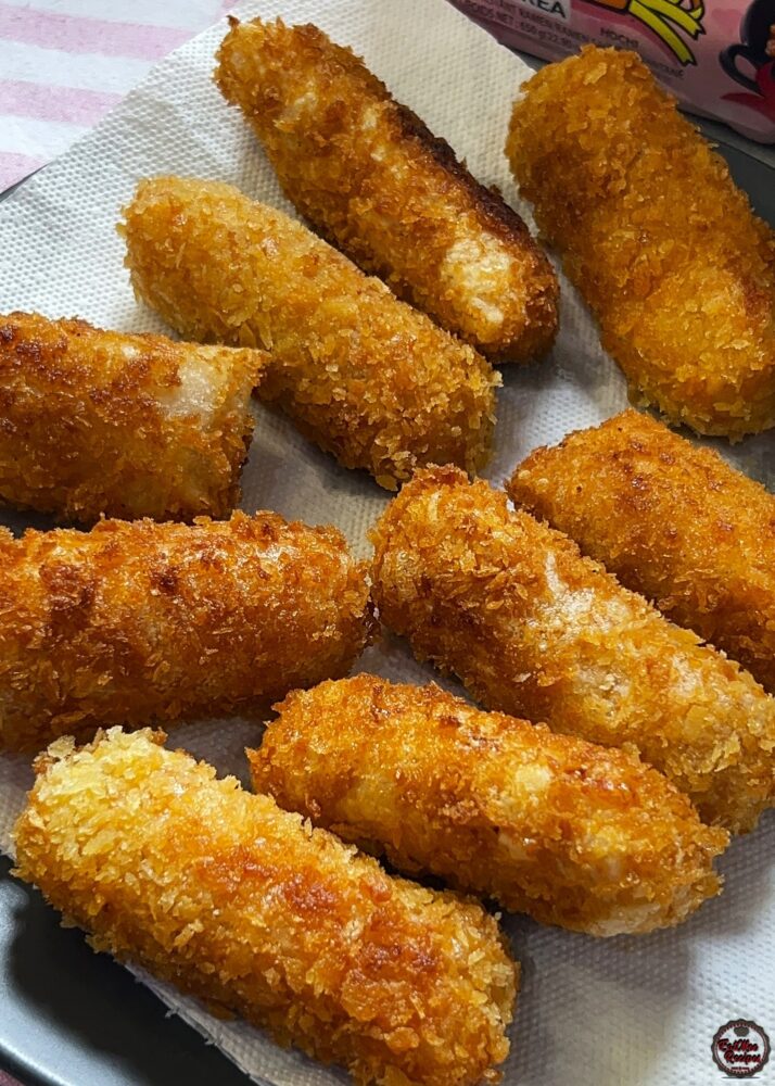 Crispy Buldak Carbonara Rolls