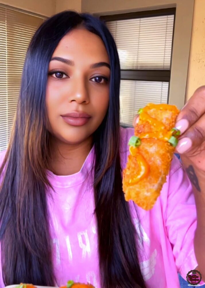 Crispy Buldak Carbonara Rolls