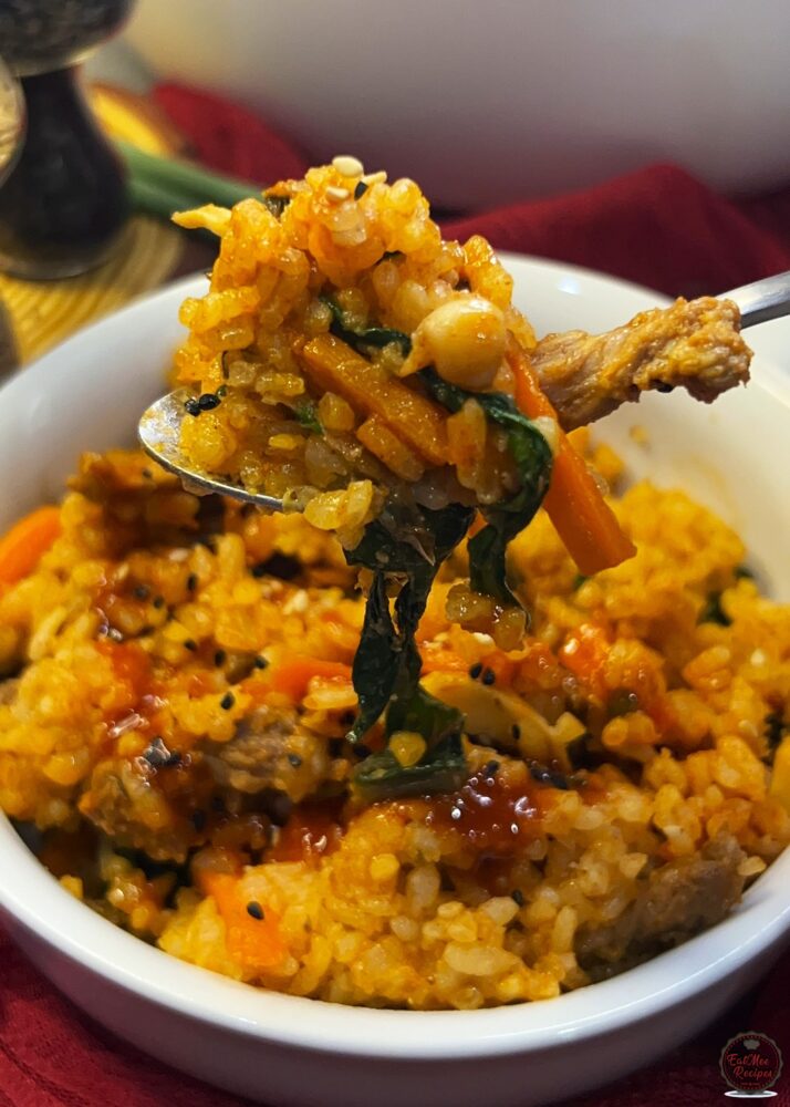 Bibimbap in the Instant Rice Cooker