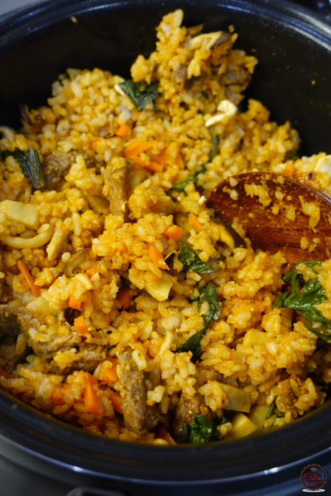 Bibimbap in the Instant Rice Cooker