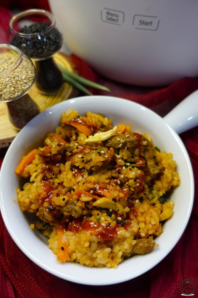 Bibimbap in the Instant Rice Cooker