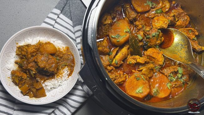 Instant Pot Durban Chicken Curry