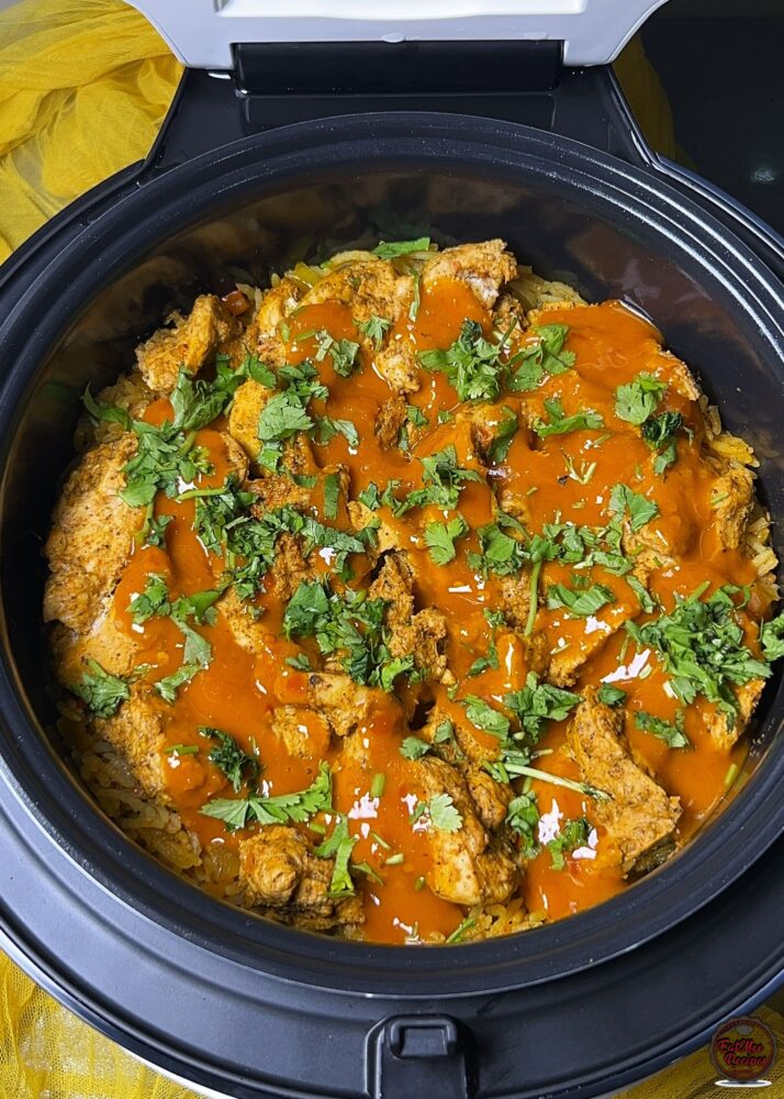 Nando’s-Style Spicy Rice & Chicken Strips (Instant Rice Cooker) Nando’s-Style Spicy Rice & Chicken Strips (Instant Rice Cooker)