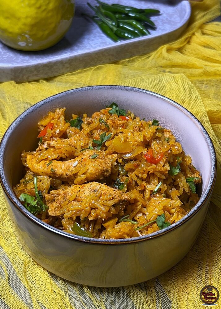 Nando’s-Style Spicy Rice & Chicken Strips (Instant Rice Cooker) Nando’s-Style Spicy Rice & Chicken Strips (Instant Rice Cooker)