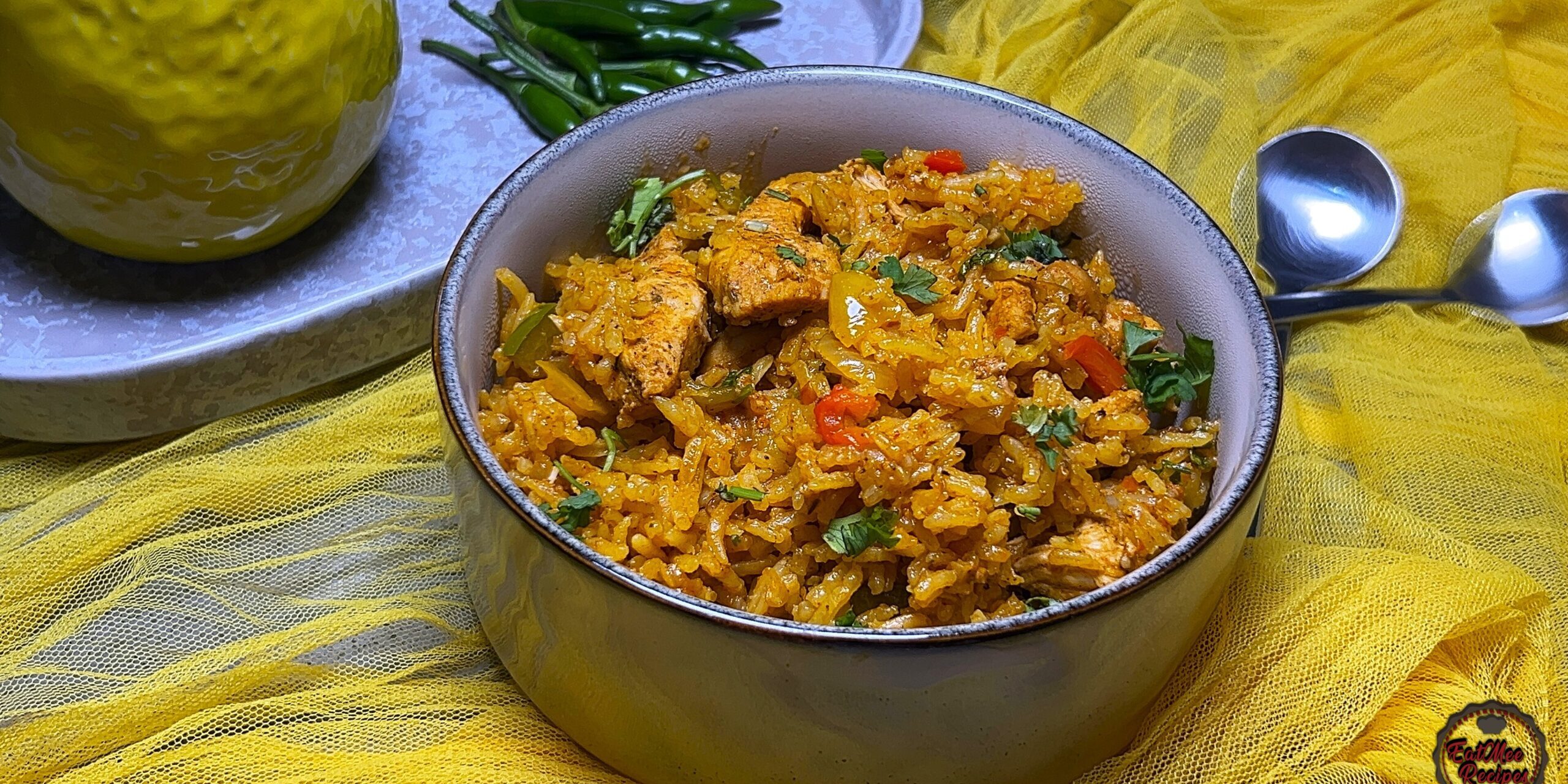 Nando’s-Style Spicy Rice & Chicken Strips (Instant Rice Cooker) Nando’s-Style Spicy Rice & Chicken Strips (Instant Rice Cooker)