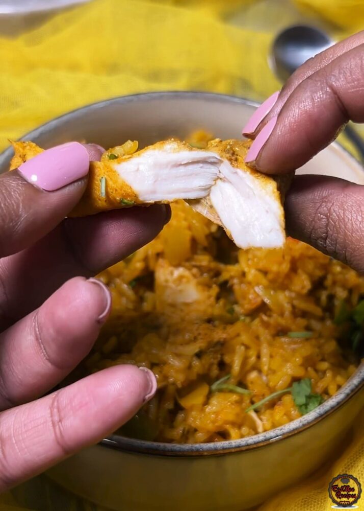 Nando’s-Style Spicy Rice & Chicken Strips (Instant Rice Cooker) Nando’s-Style Spicy Rice & Chicken Strips (Instant Rice Cooker)
