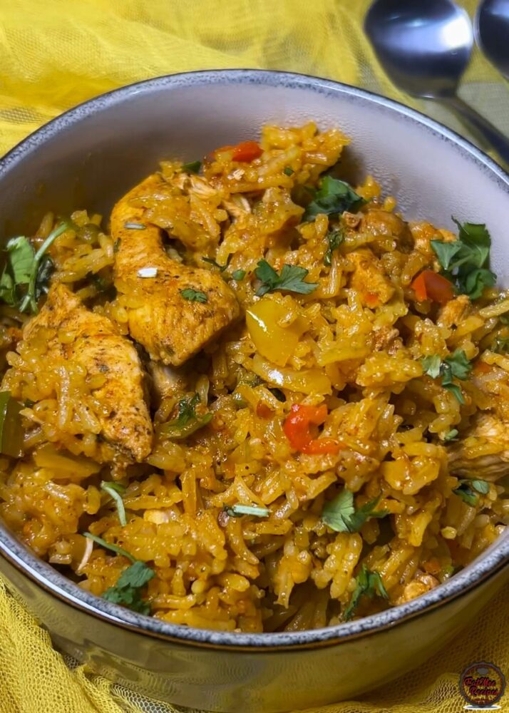 Nando’s-Style Spicy Rice & Chicken Strips (Instant Rice Cooker) Nando’s-Style Spicy Rice & Chicken Strips (Instant Rice Cooker)