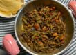 Mum's Green Beans Curry with Gadra Beans