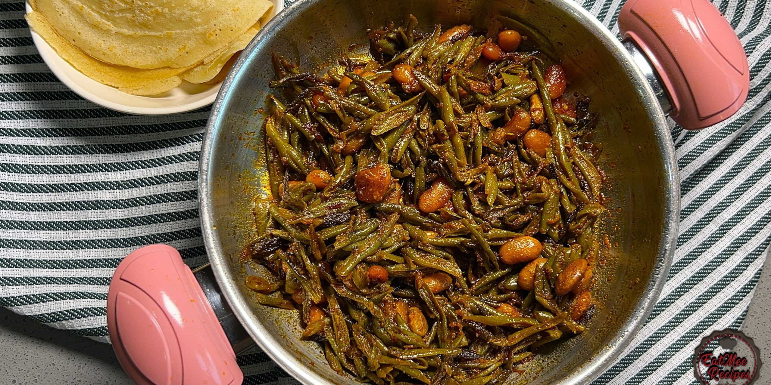 Mum's Green Beans Curry with Gadra Beans
